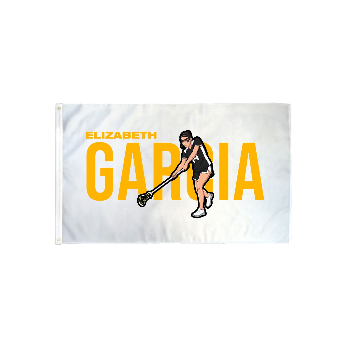 3x5 Flag — Player Name in Classic