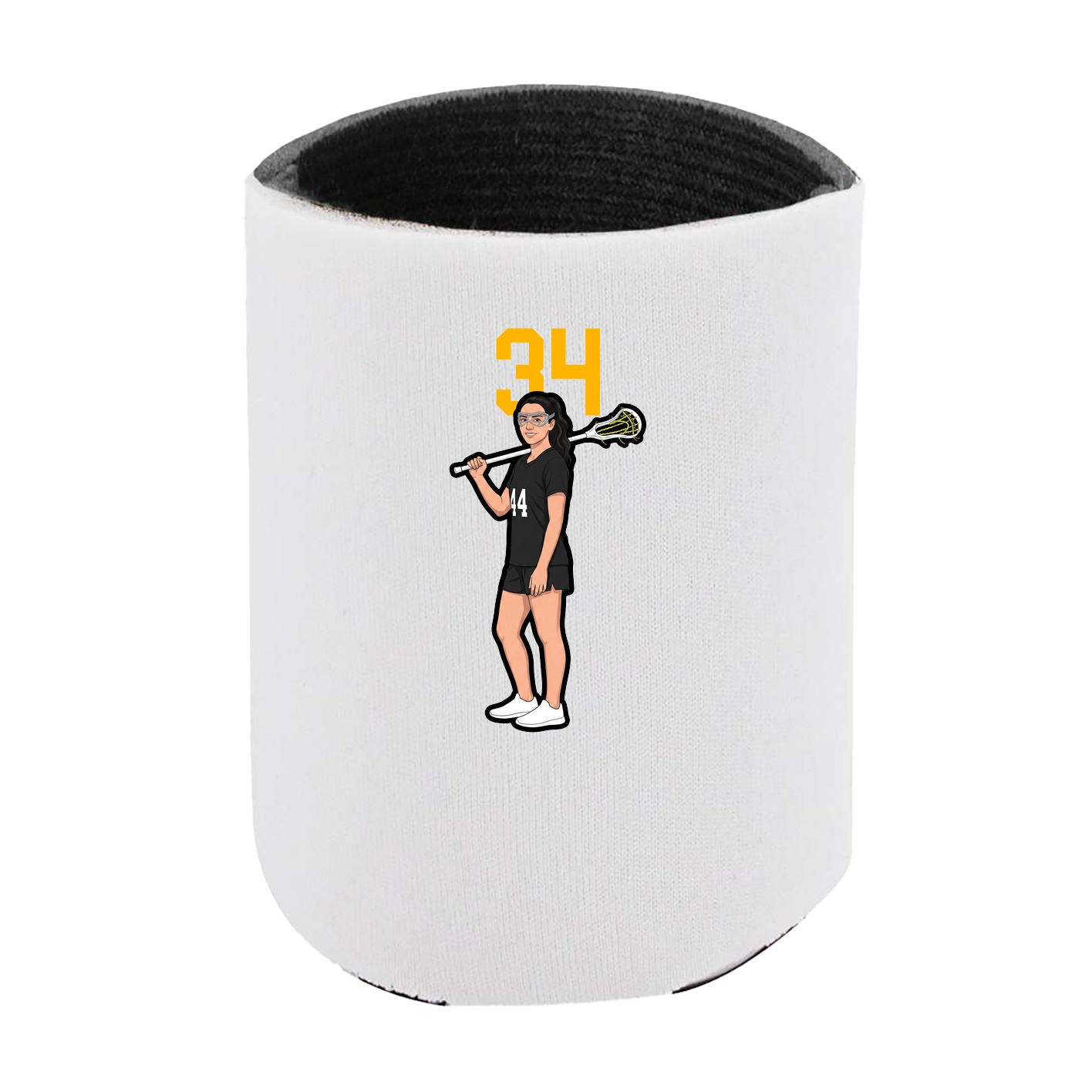 Can Holder — Number Top in White