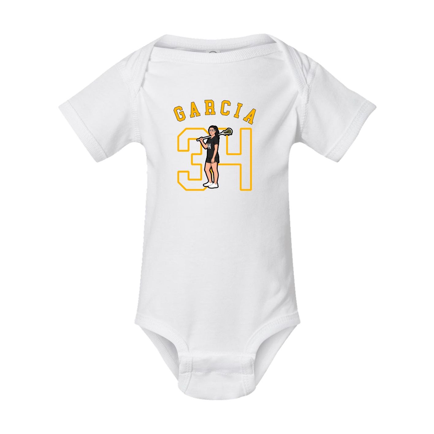 Baby Onesie — Shirsey Arch in White