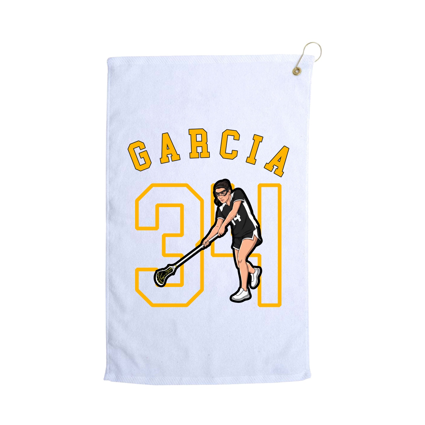 Golf Towel — Shirsey Arch in White