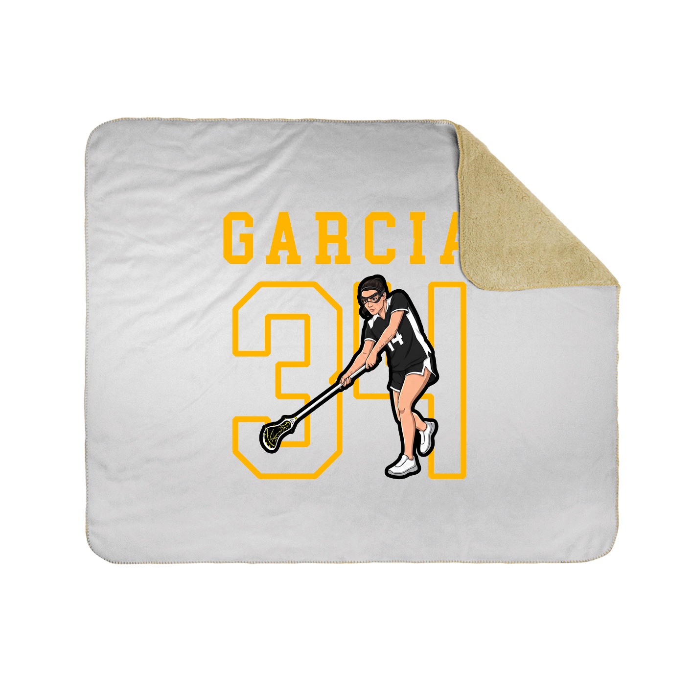 Throw Blanket — Shirsey in White