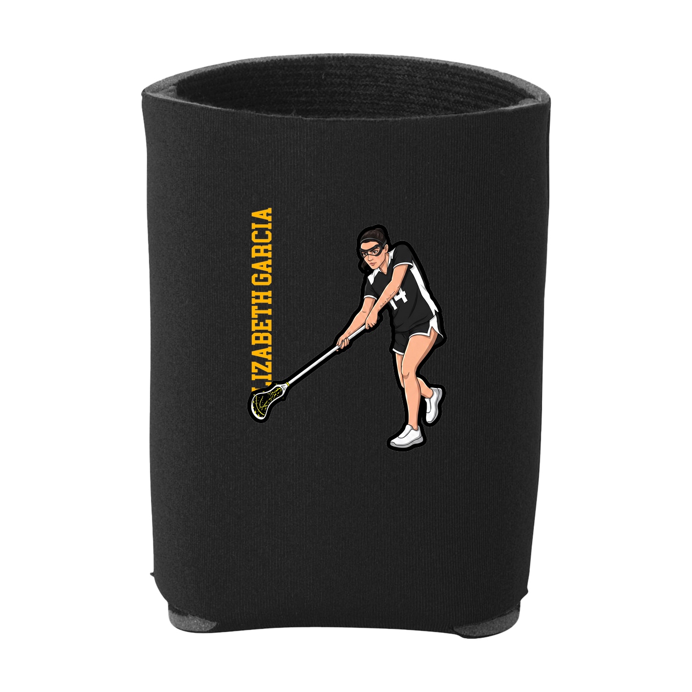 Can Holder — Name Vertical in Black