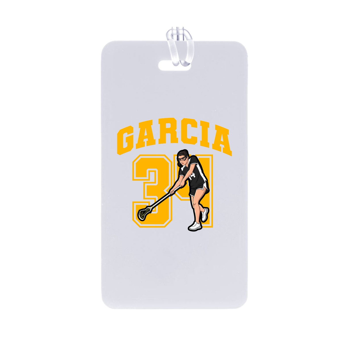 Bag Tag — Number in Classic