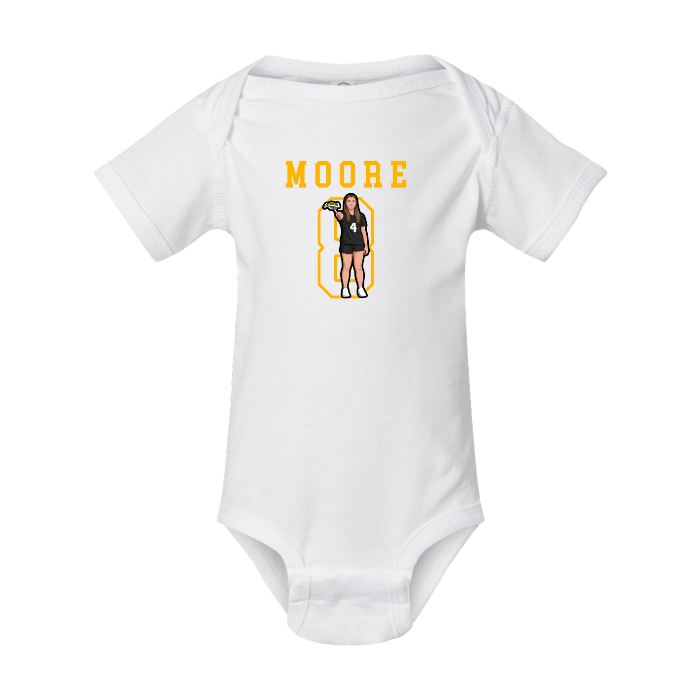 Baby Onesie — Shirsey in White