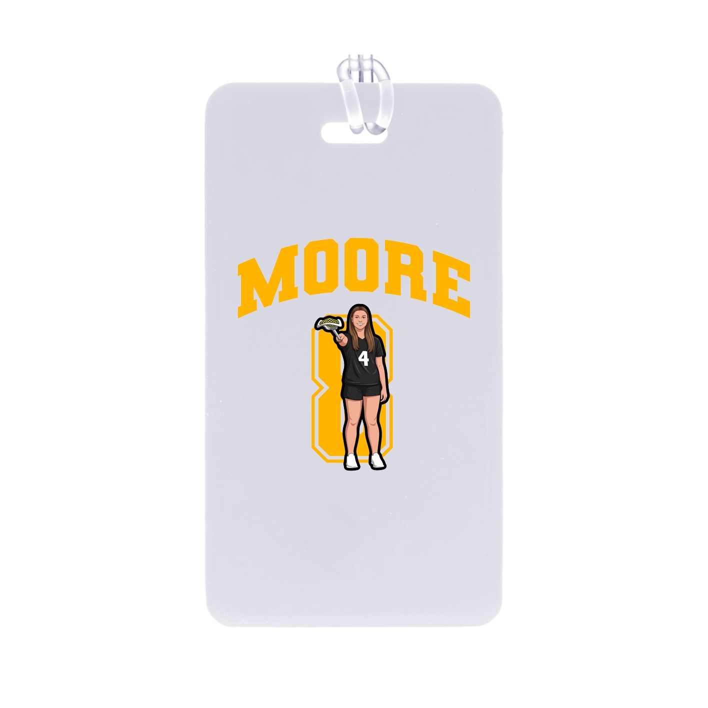 Bag Tag — Number in Classic