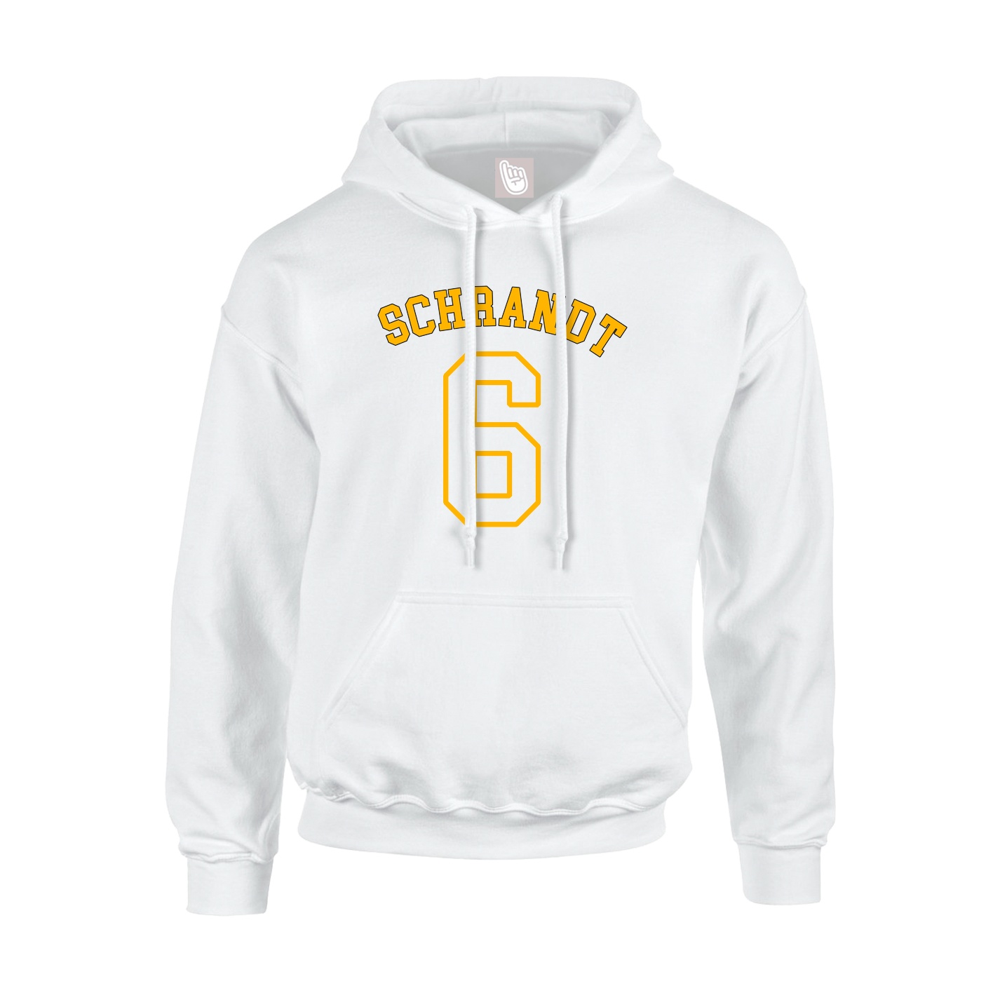 Hoodie — Shirsey Arch in White