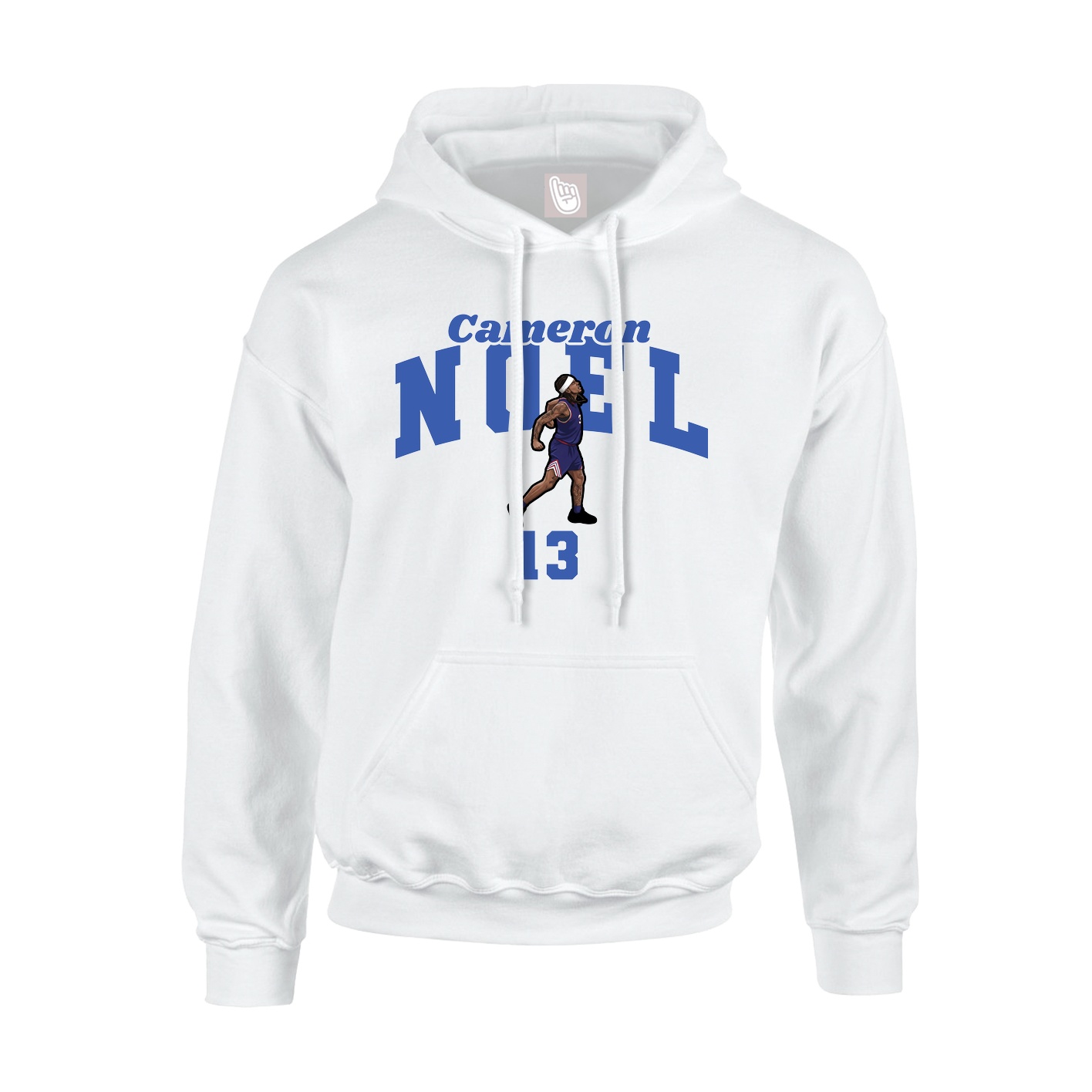 Hoodie — Signature Arch in White