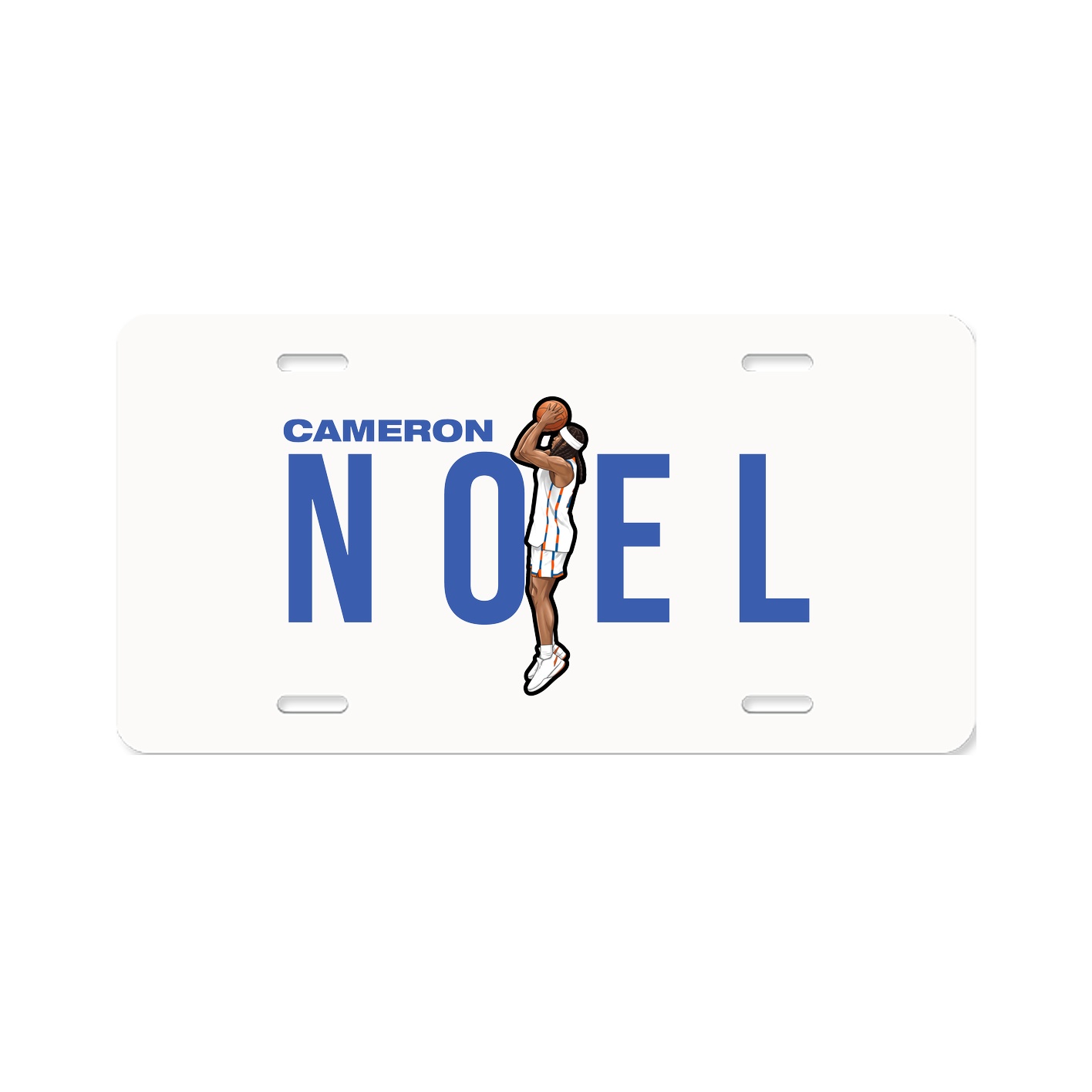 License Plate — Player Name in Classic