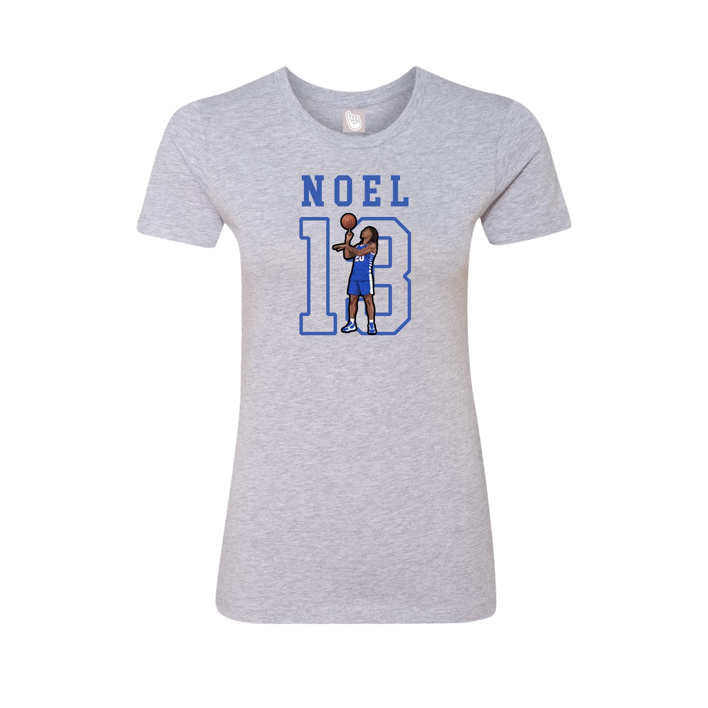 Fitted Women's Tee — Shirsey in Grey