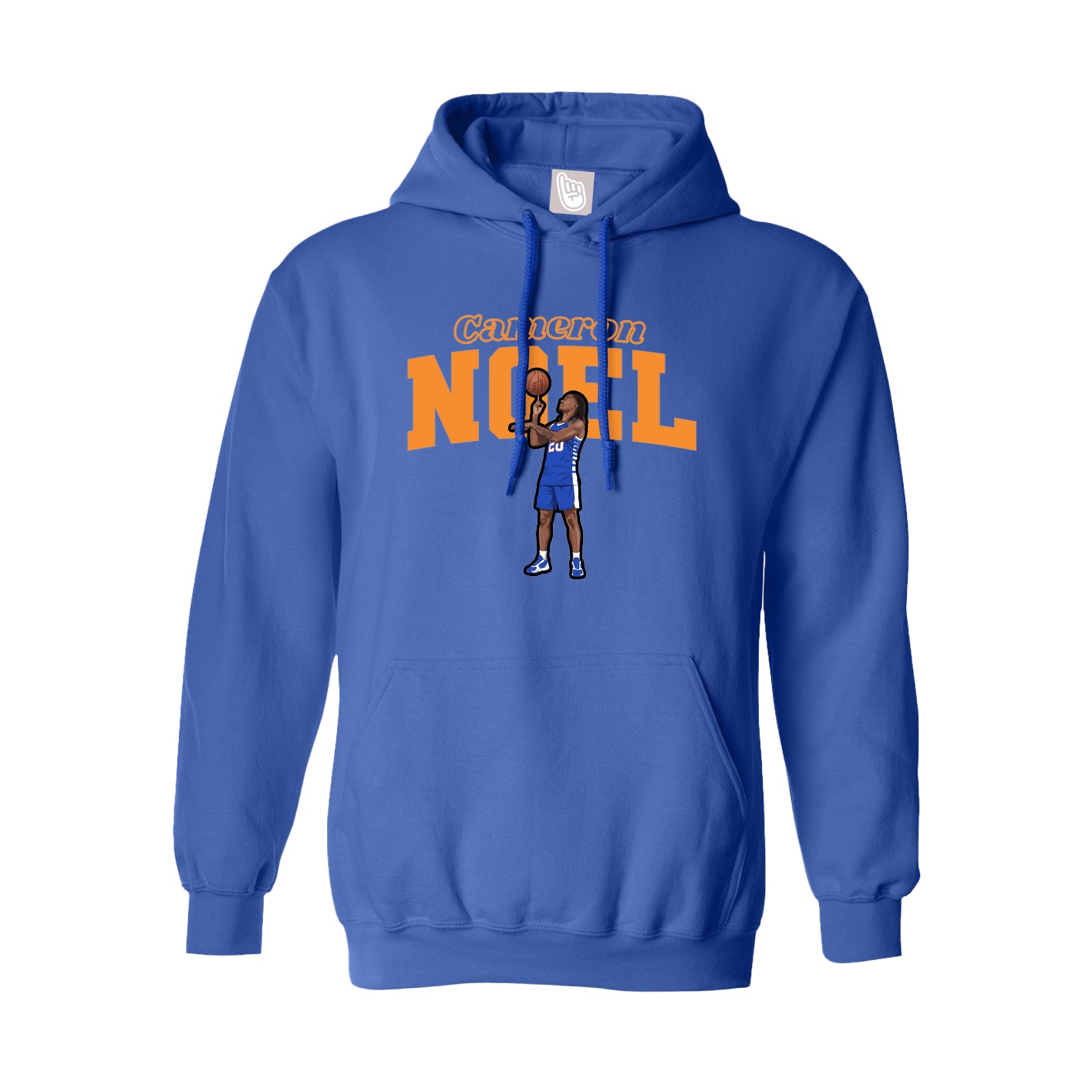 Hoodie — Name Arch in Royal