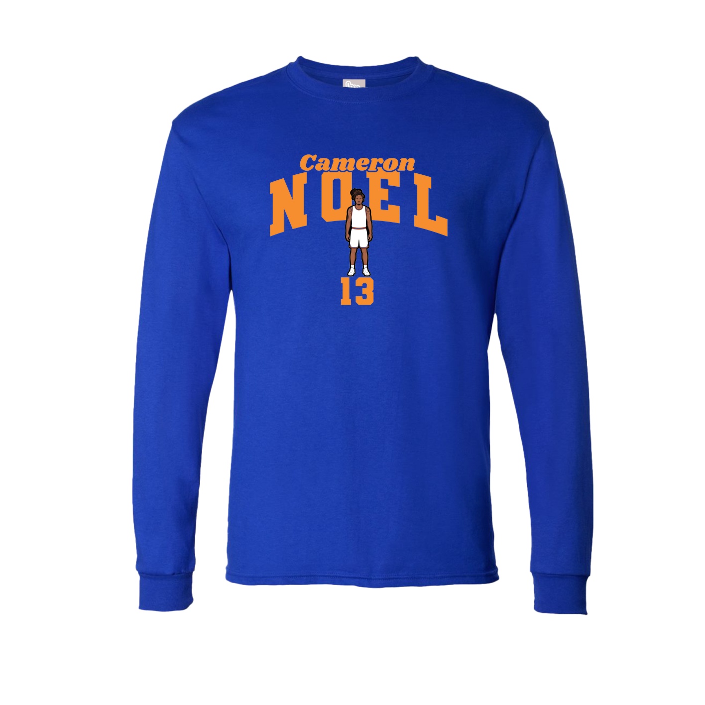 Long Sleeve Tee — Signature Arch in Royal