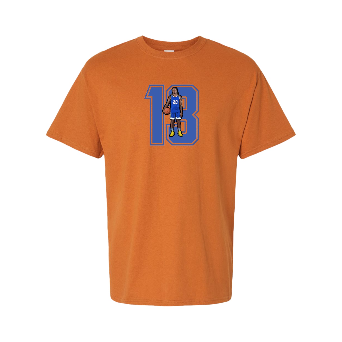 Tee — Number in Orange