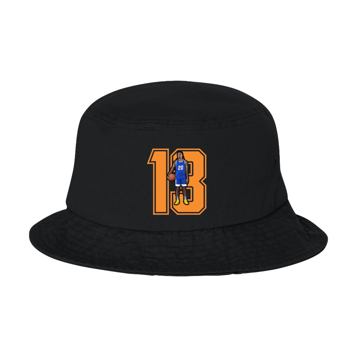 Bucket Cap — Number in Black