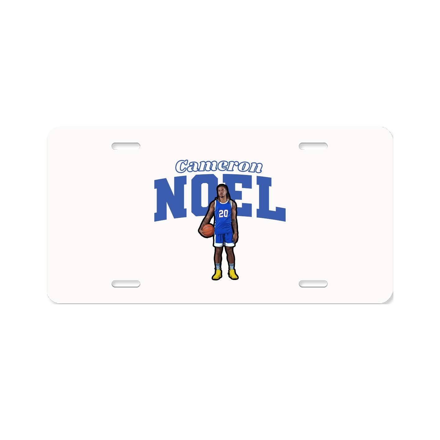 License Plate — Name Arch in Classic