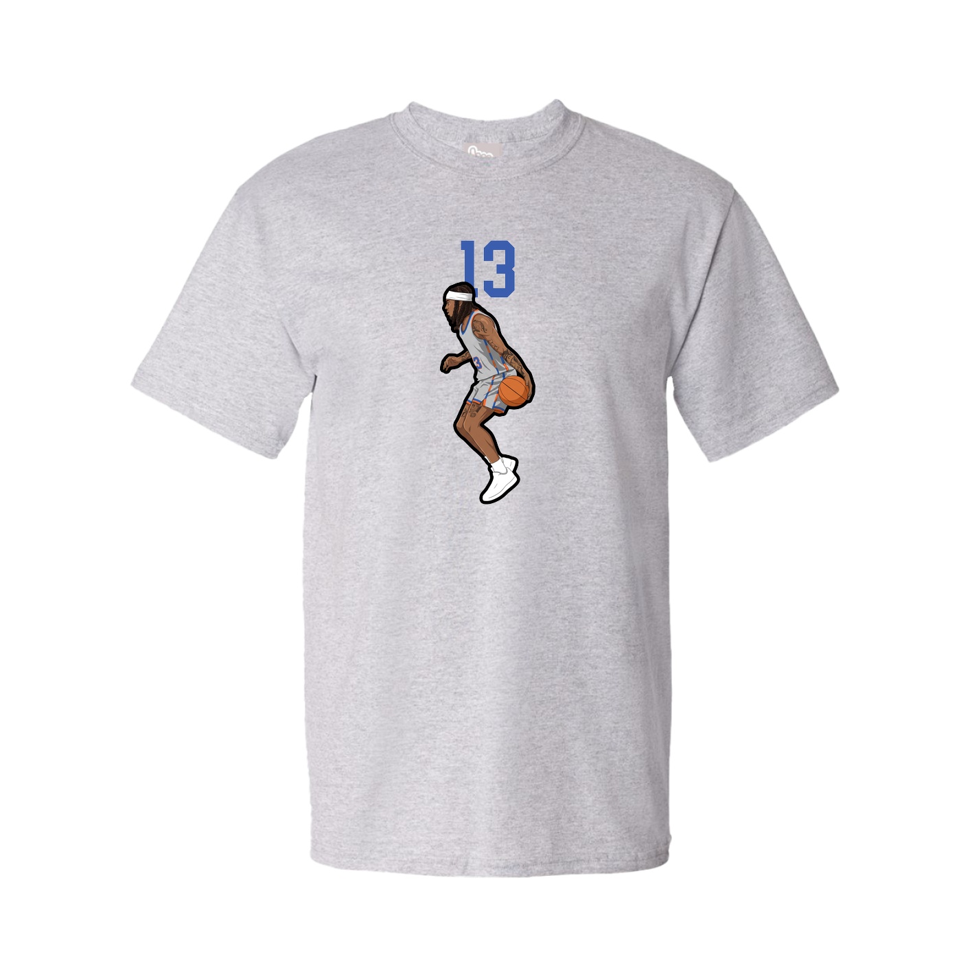 Youth Tee — Number Top in Grey