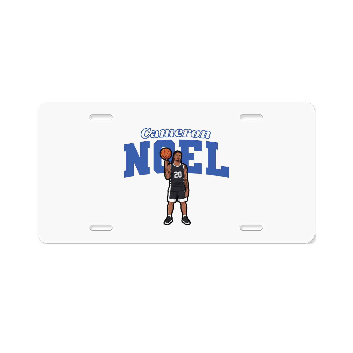 License Plate — Name Arch in Classic