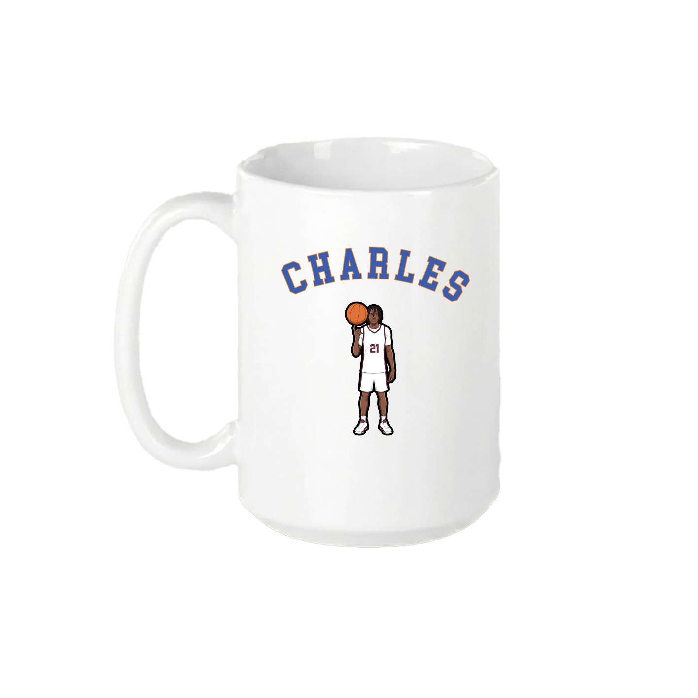15oz Coffee Mug — Shirsey Arch in White