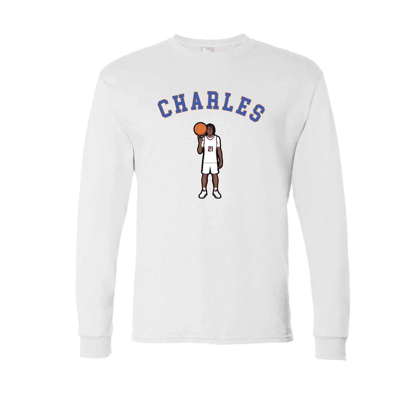 Long Sleeve Tee — Shirsey Arch in White