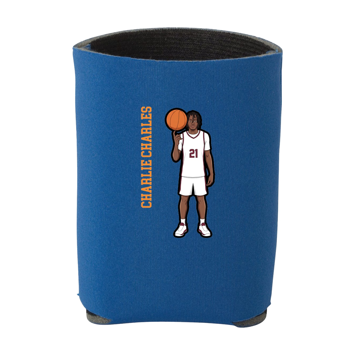 Can Holder — Name Vertical in Royal
