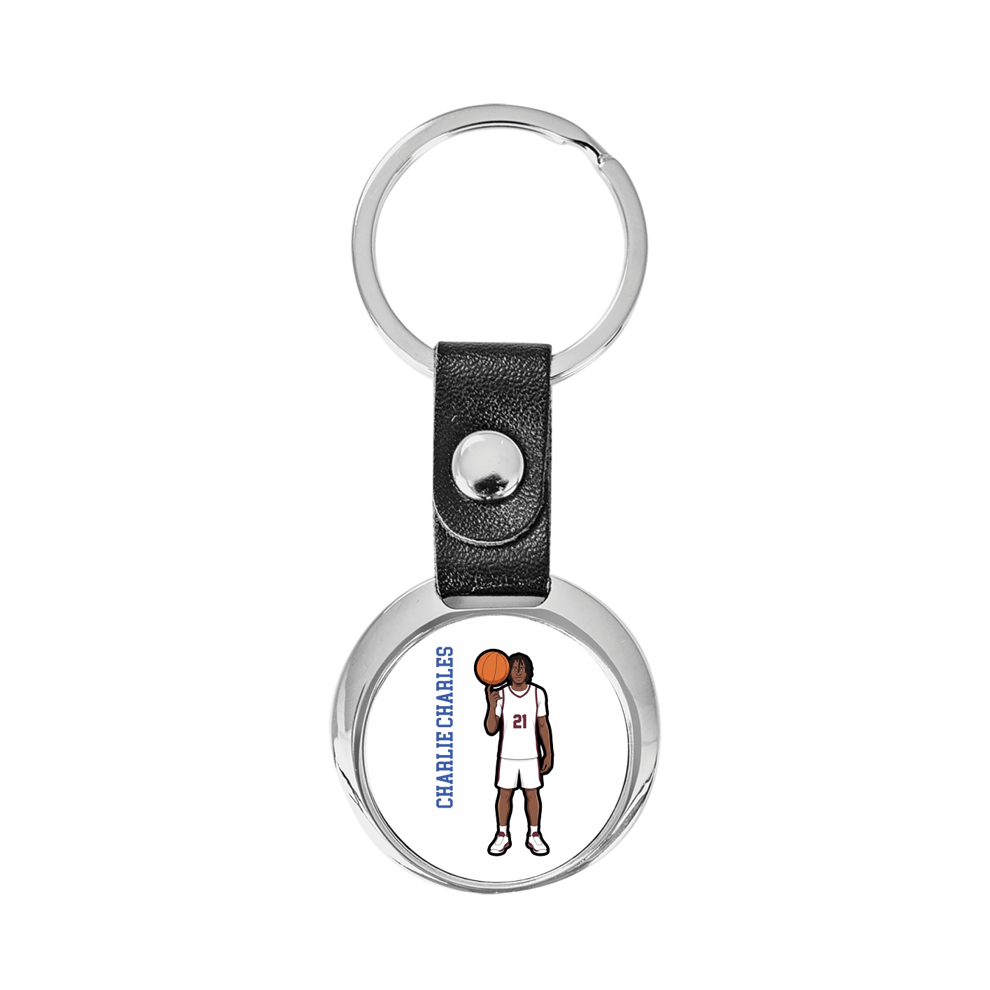 Key Chain — Name Vertical in Classic