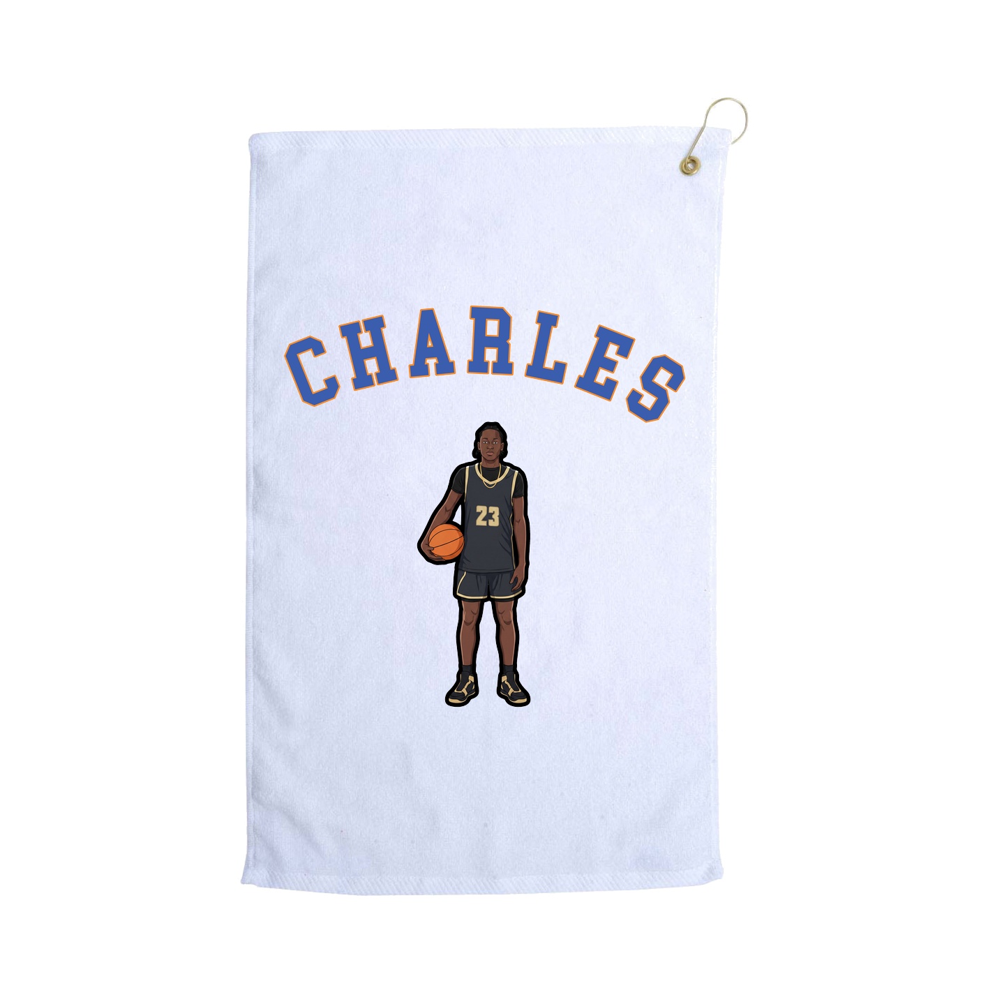 Golf Towel — Shirsey Arch in White