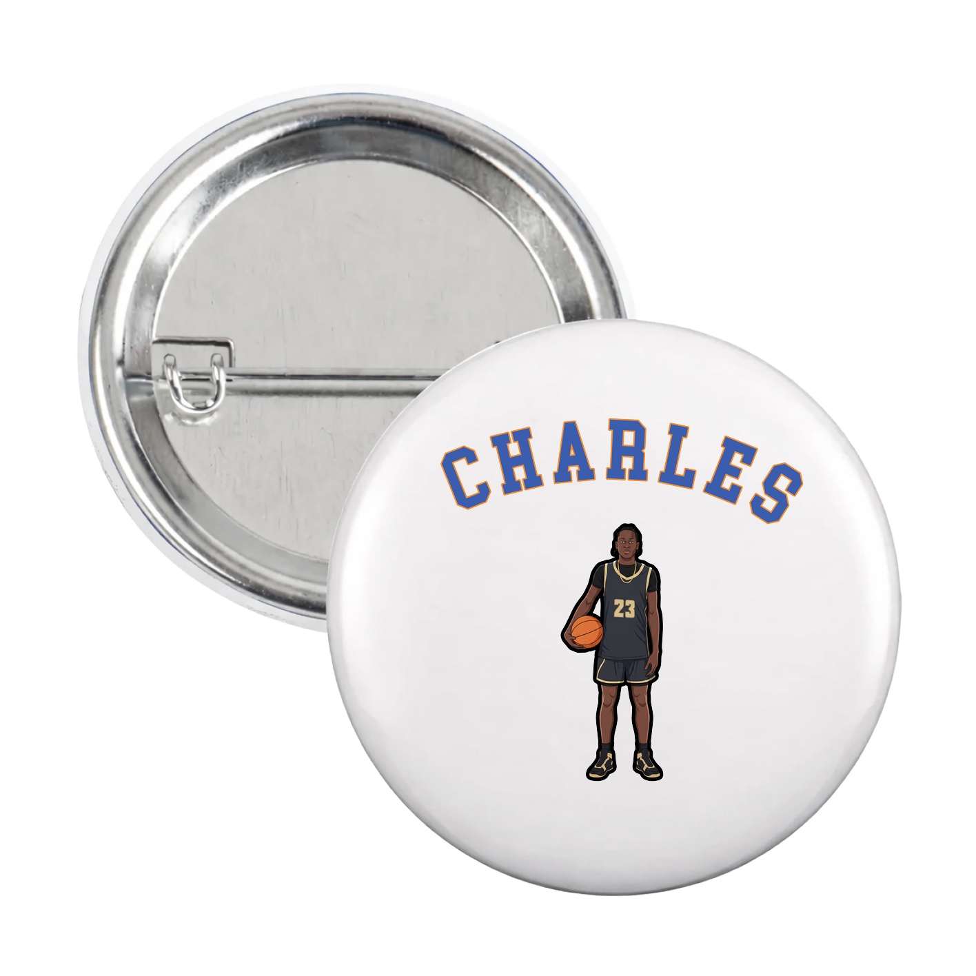 Game Day Button — Shirsey Arch in White