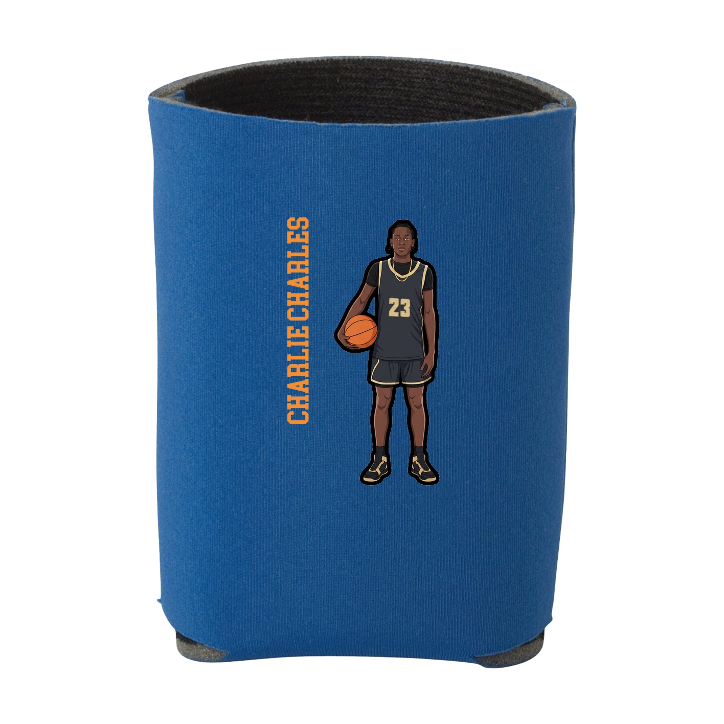 Can Holder — Name Vertical in Royal