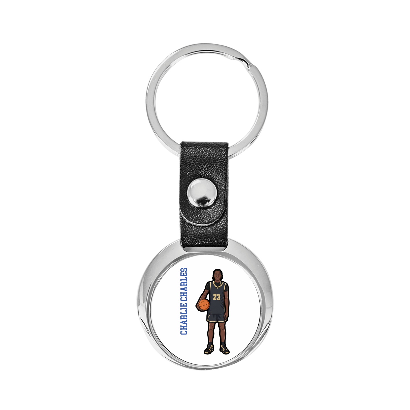 Key Chain — Name Vertical in Classic