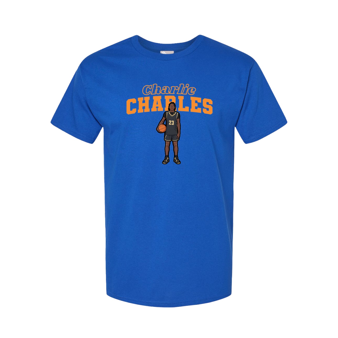 Youth Tee — Name Arch in Royal