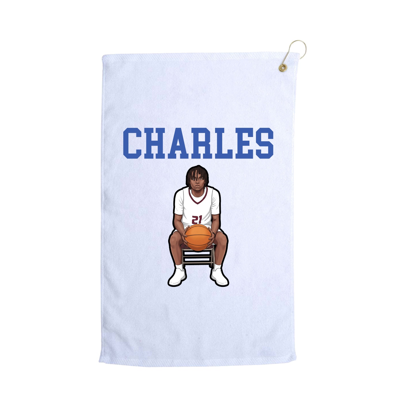 Golf Towel — Shirsey in White