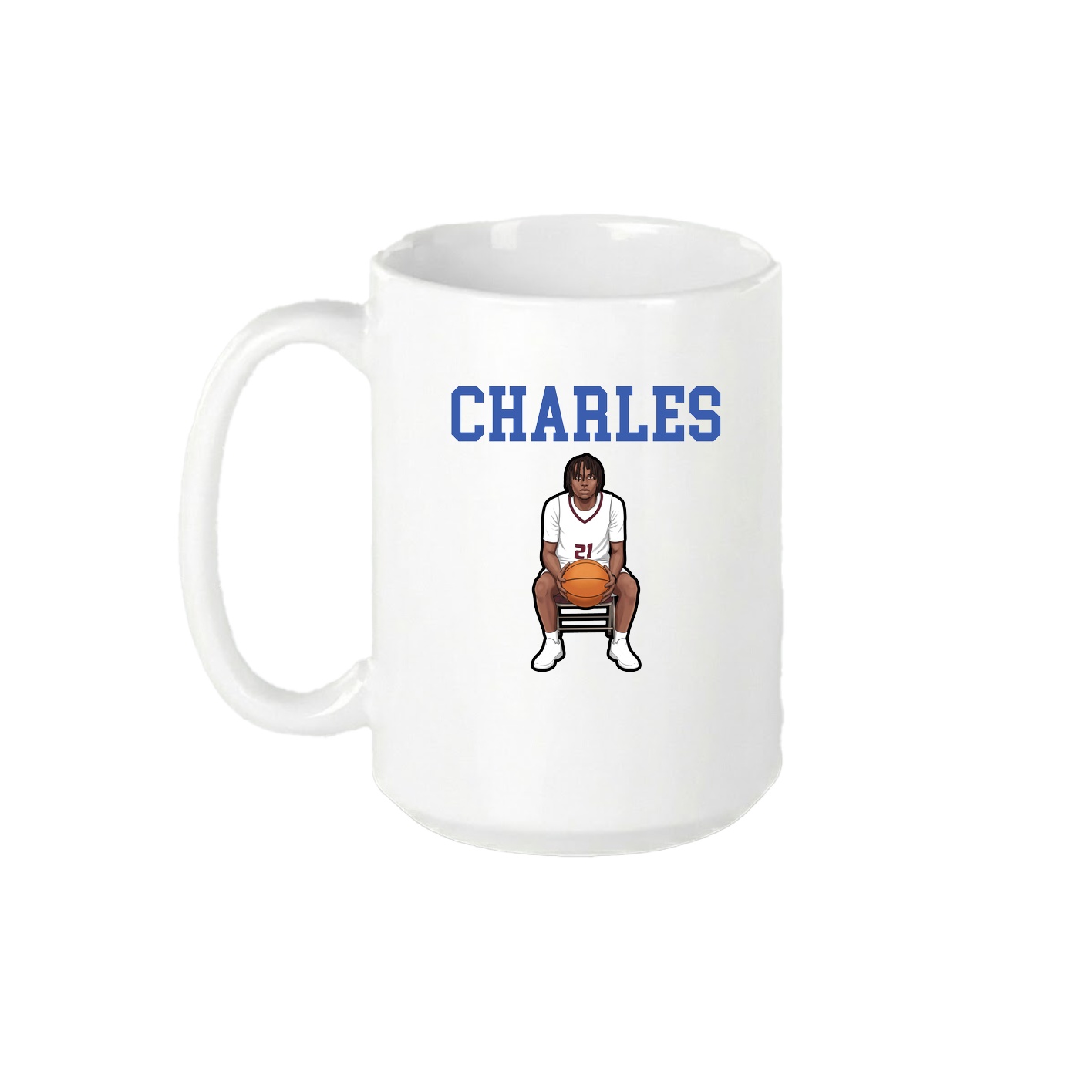 15oz Coffee Mug — Shirsey in White