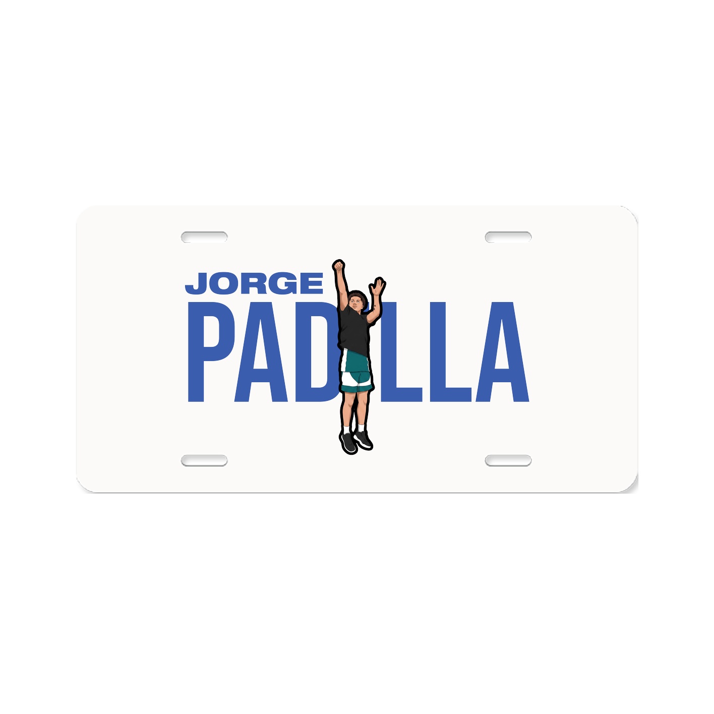 License Plate — Player Name in Classic
