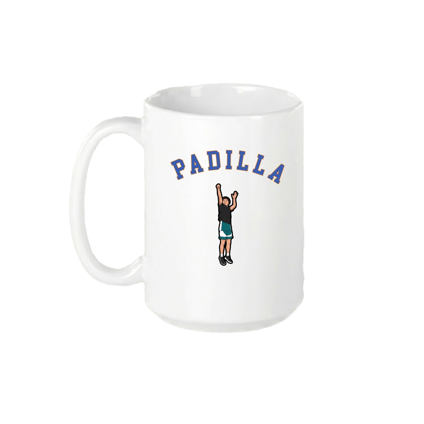 15oz Coffee Mug — Shirsey Arch in White