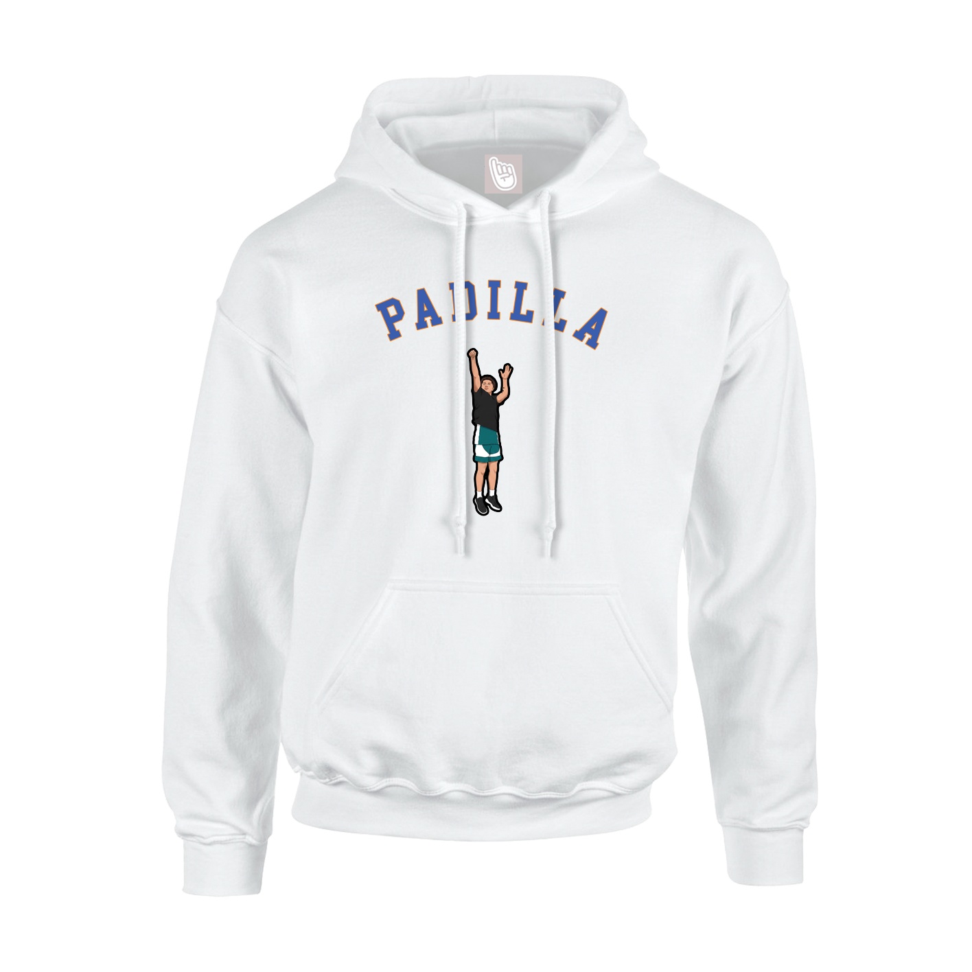 Youth Hoodie — Shirsey Arch in White