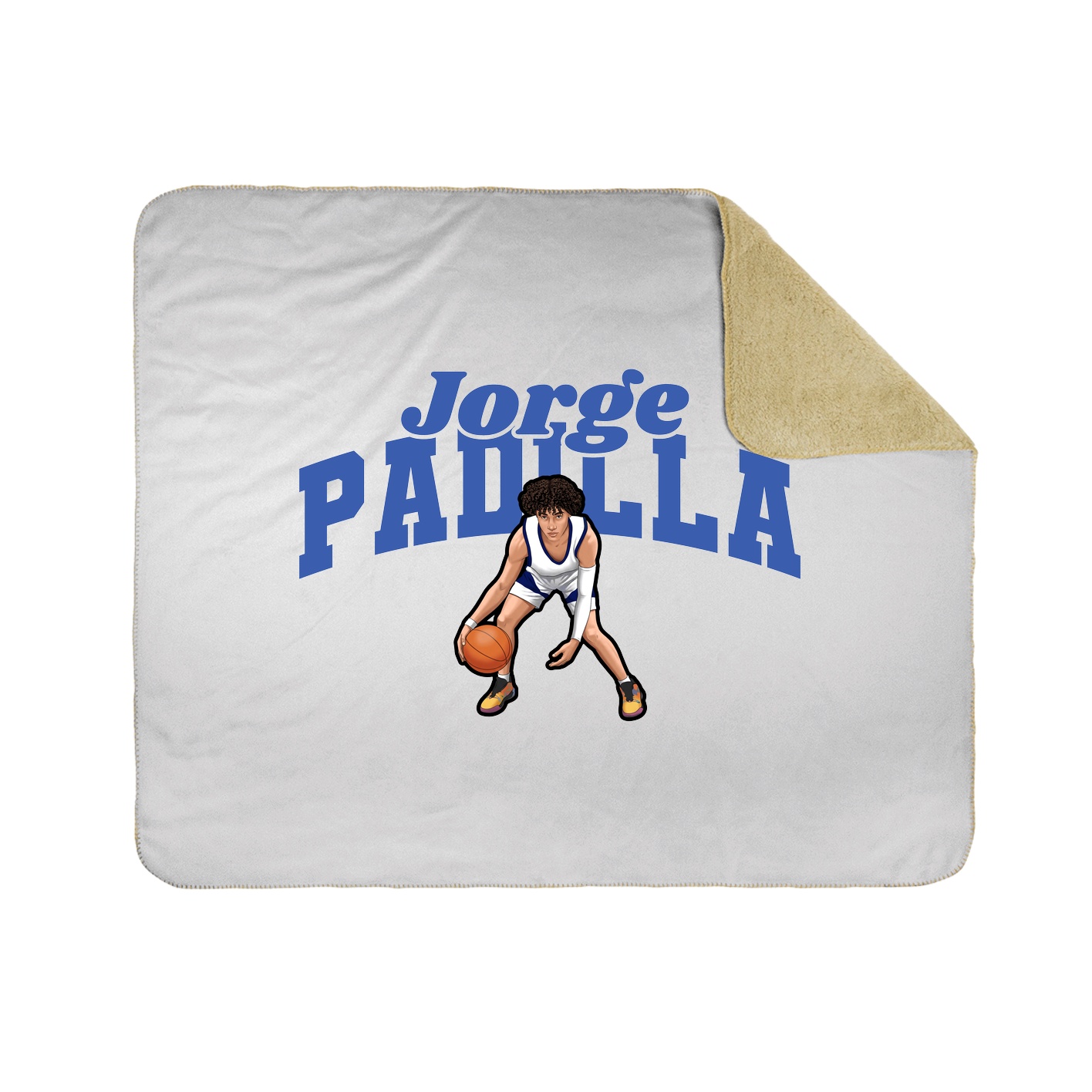 Throw Blanket — Signature Arch in White