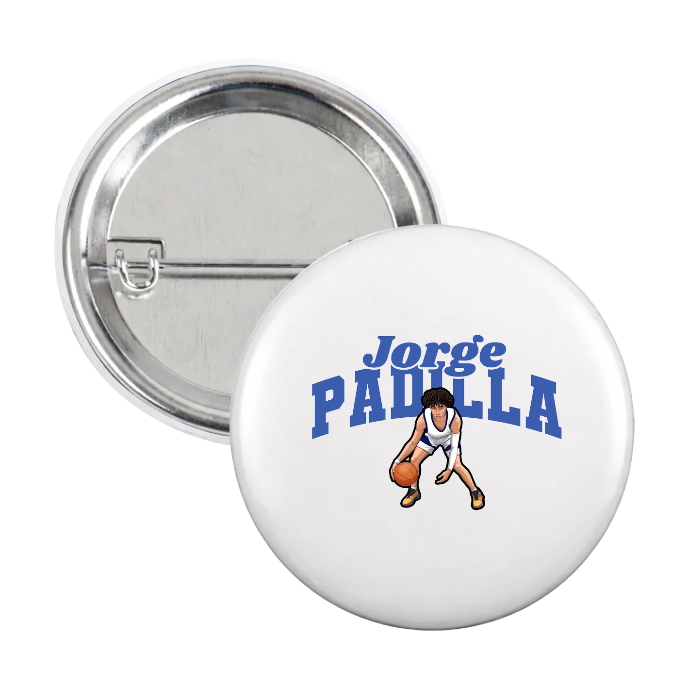 Game Day Button — Signature Arch in White