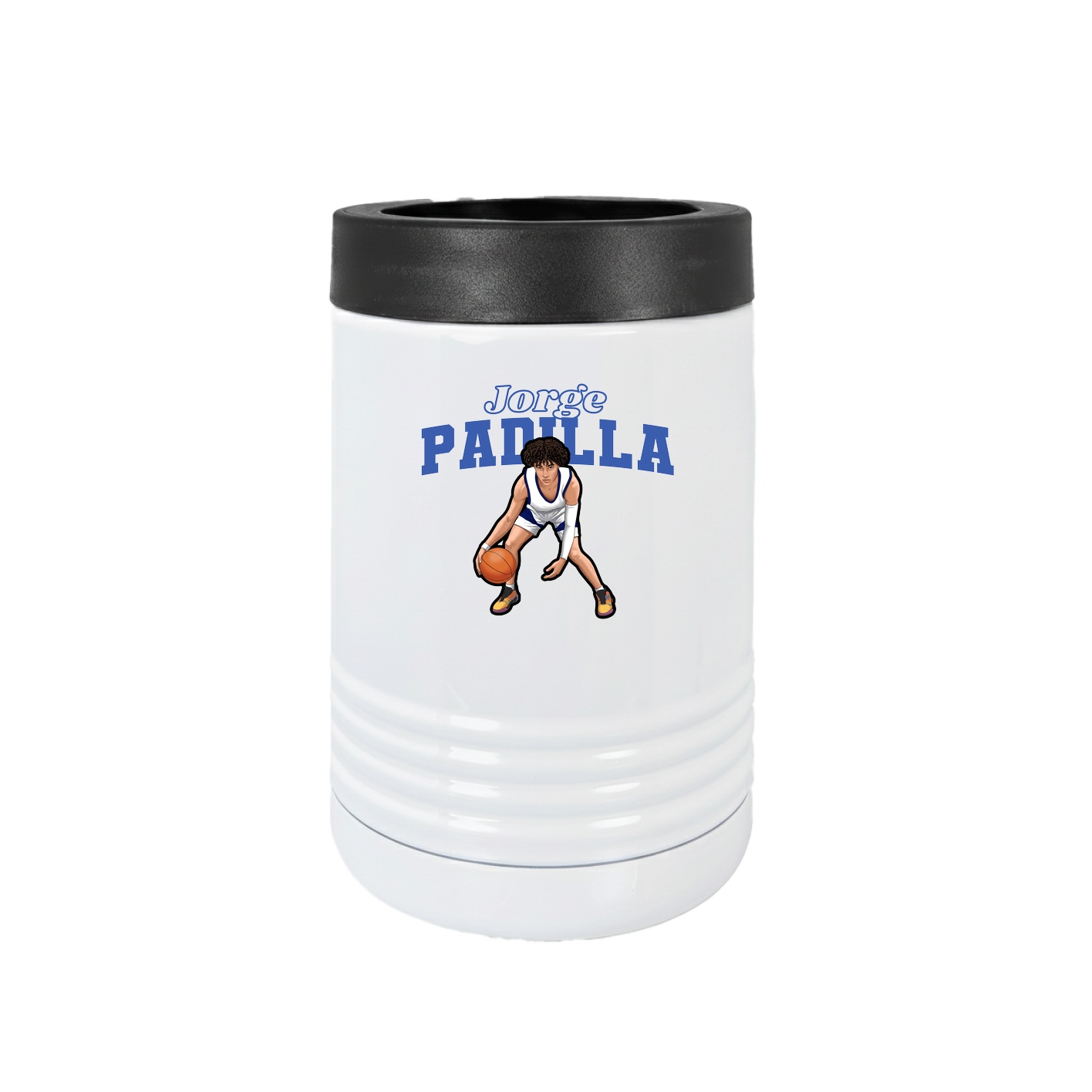 Beverage Holder — Name Arch in White