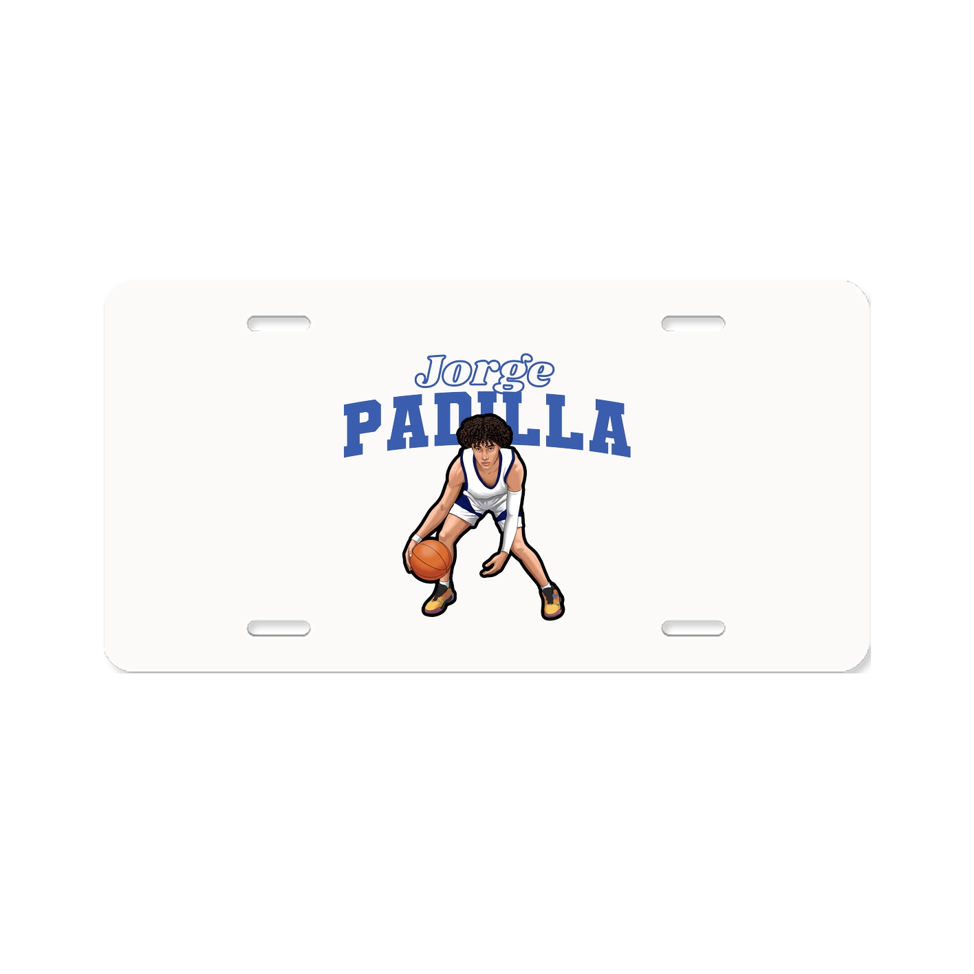 License Plate — Name Arch in Classic