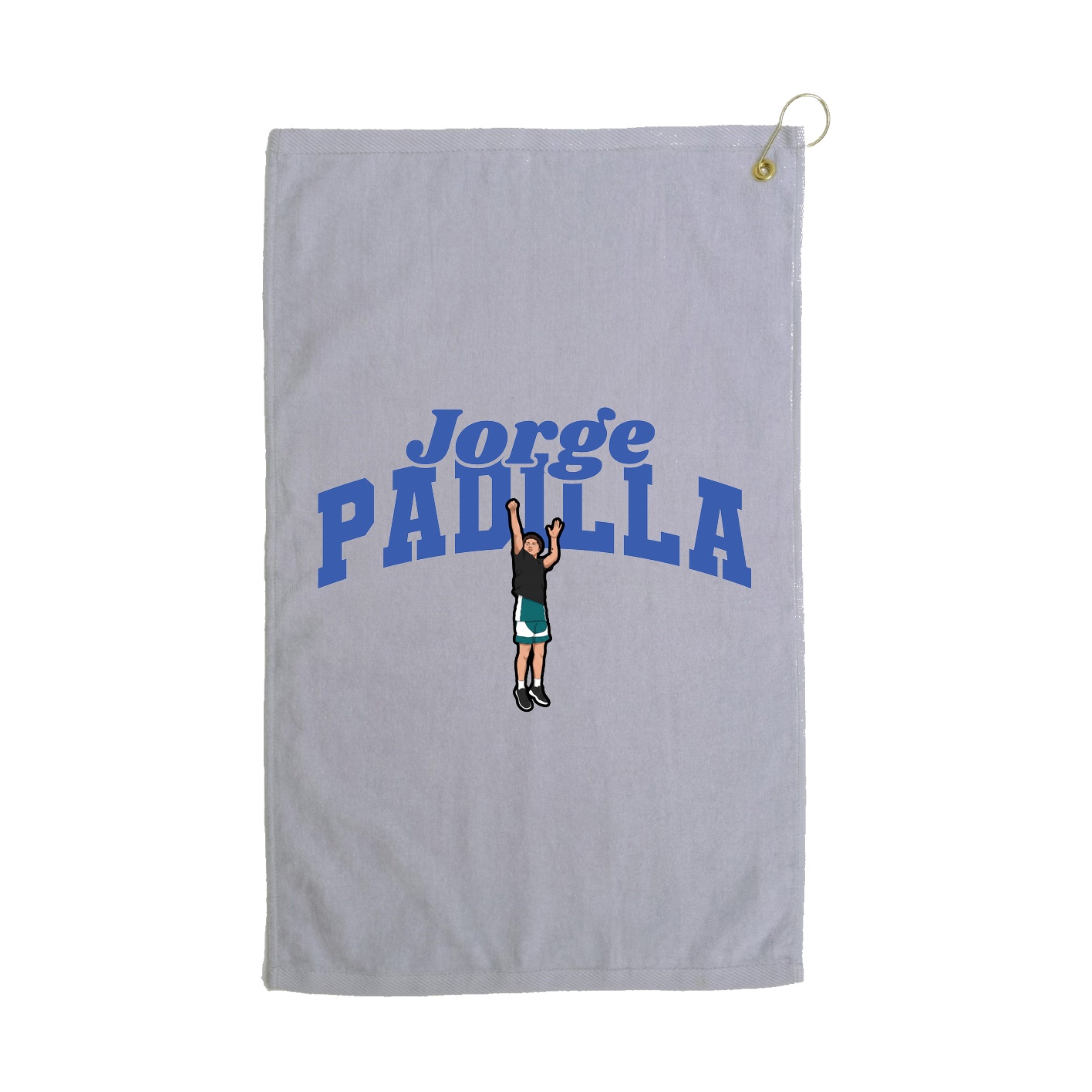 Golf Towel — Signature Arch in Grey