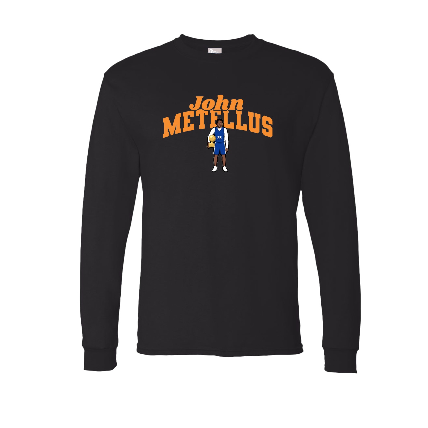 Long Sleeve Tee — Signature Arch in Black