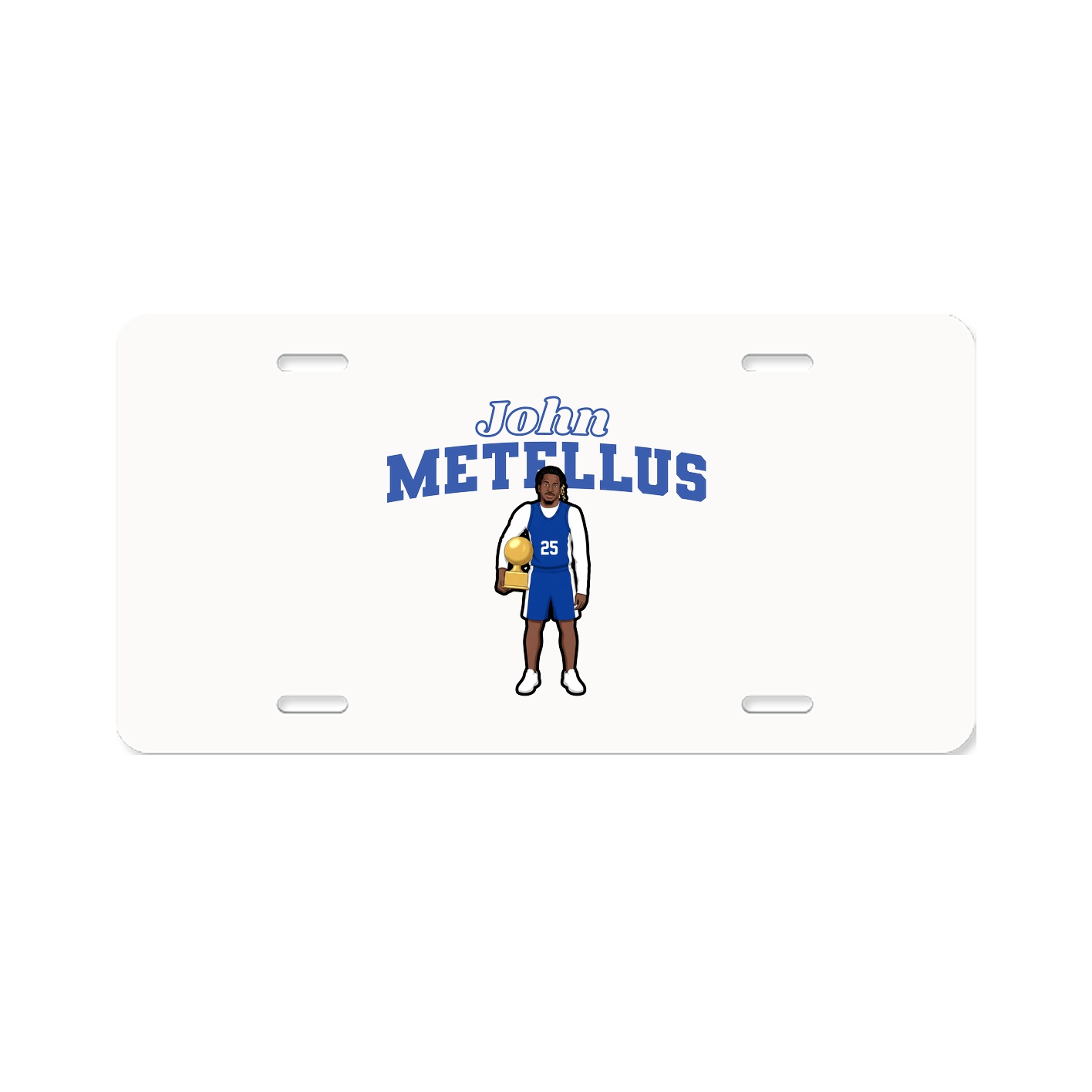 License Plate — Name Arch in Classic