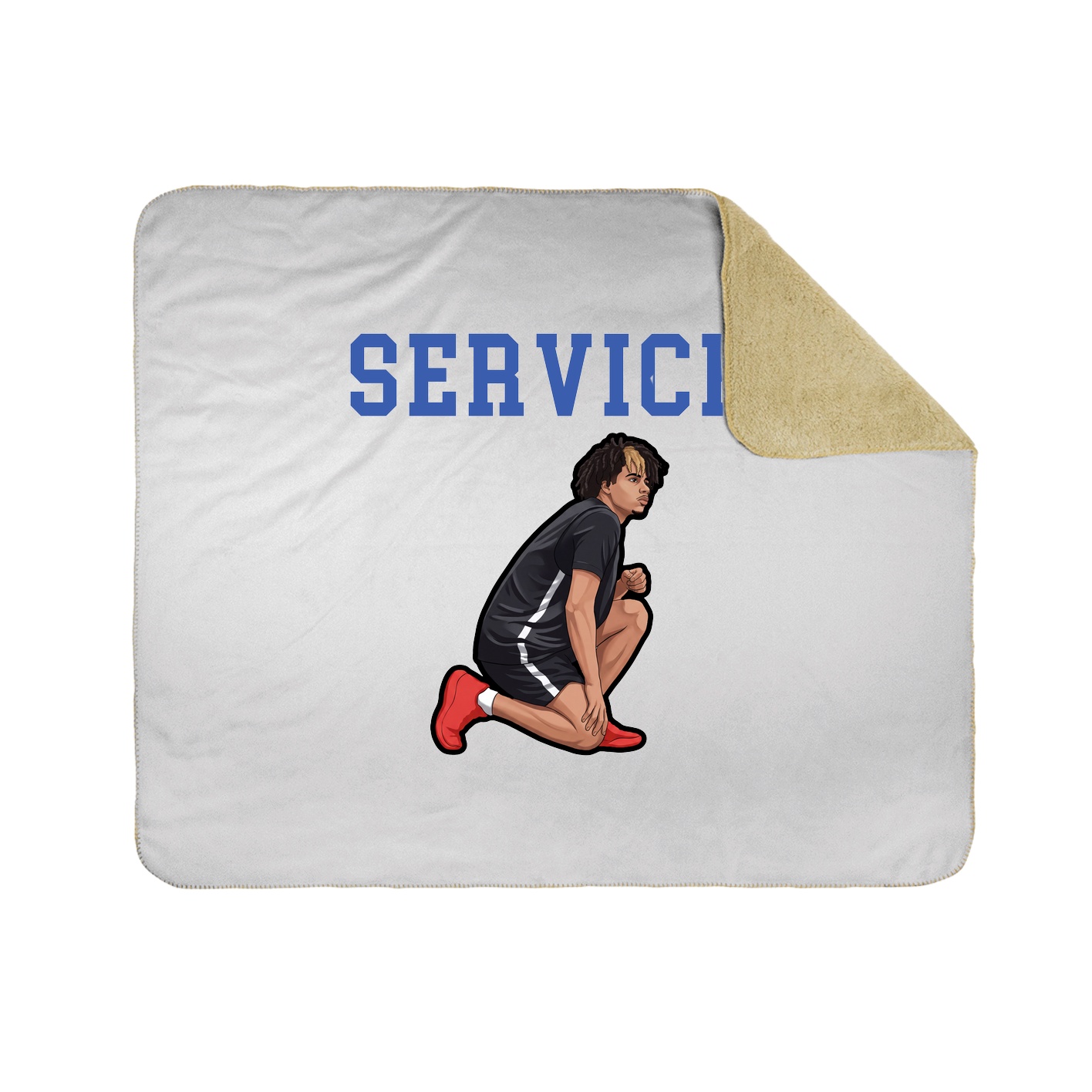 Throw Blanket — Shirsey in White