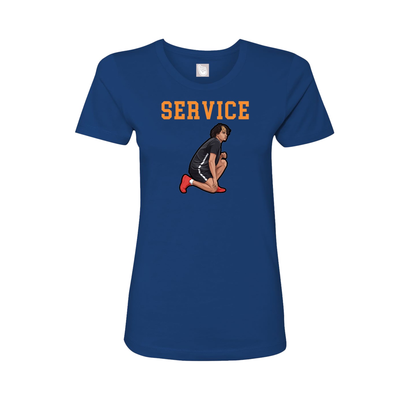 Fitted Women's Tee — Shirsey in Royal