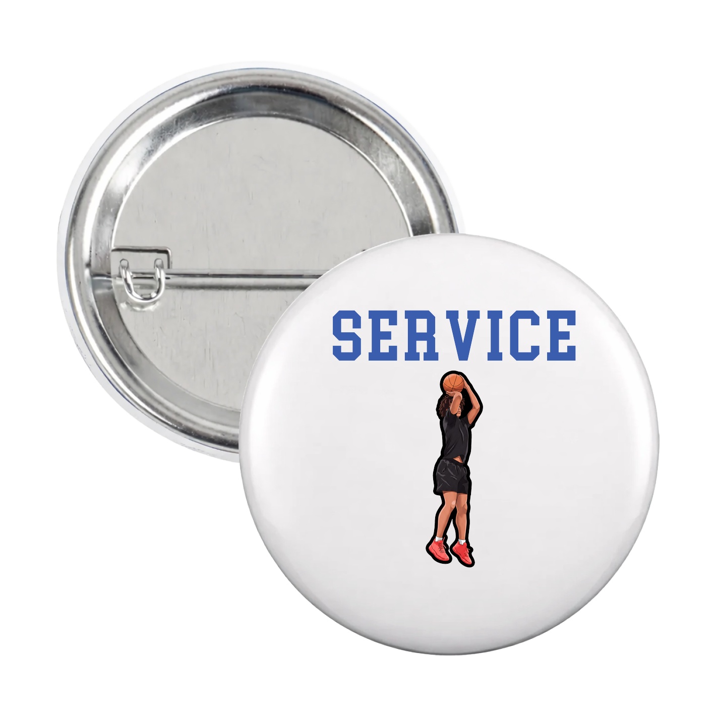 Game Day Button — Shirsey in White