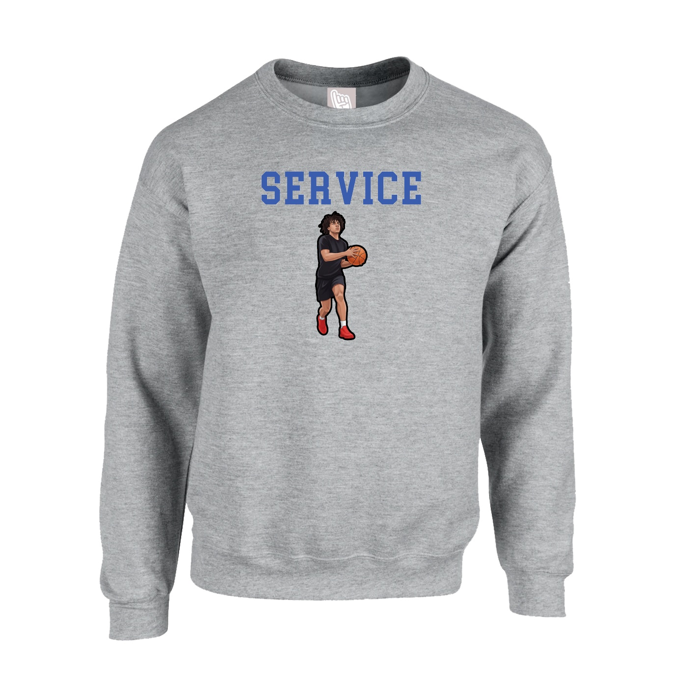 Fleece Crew — Shirsey in Grey
