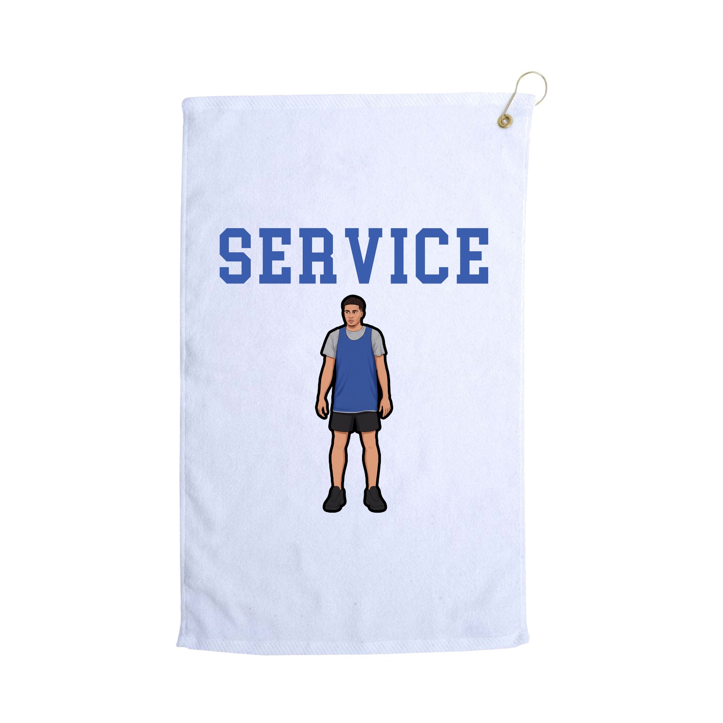 Golf Towel — Shirsey in White
