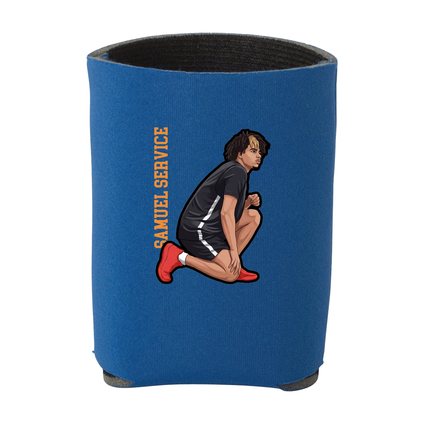 Can Holder — Name Vertical in Royal
