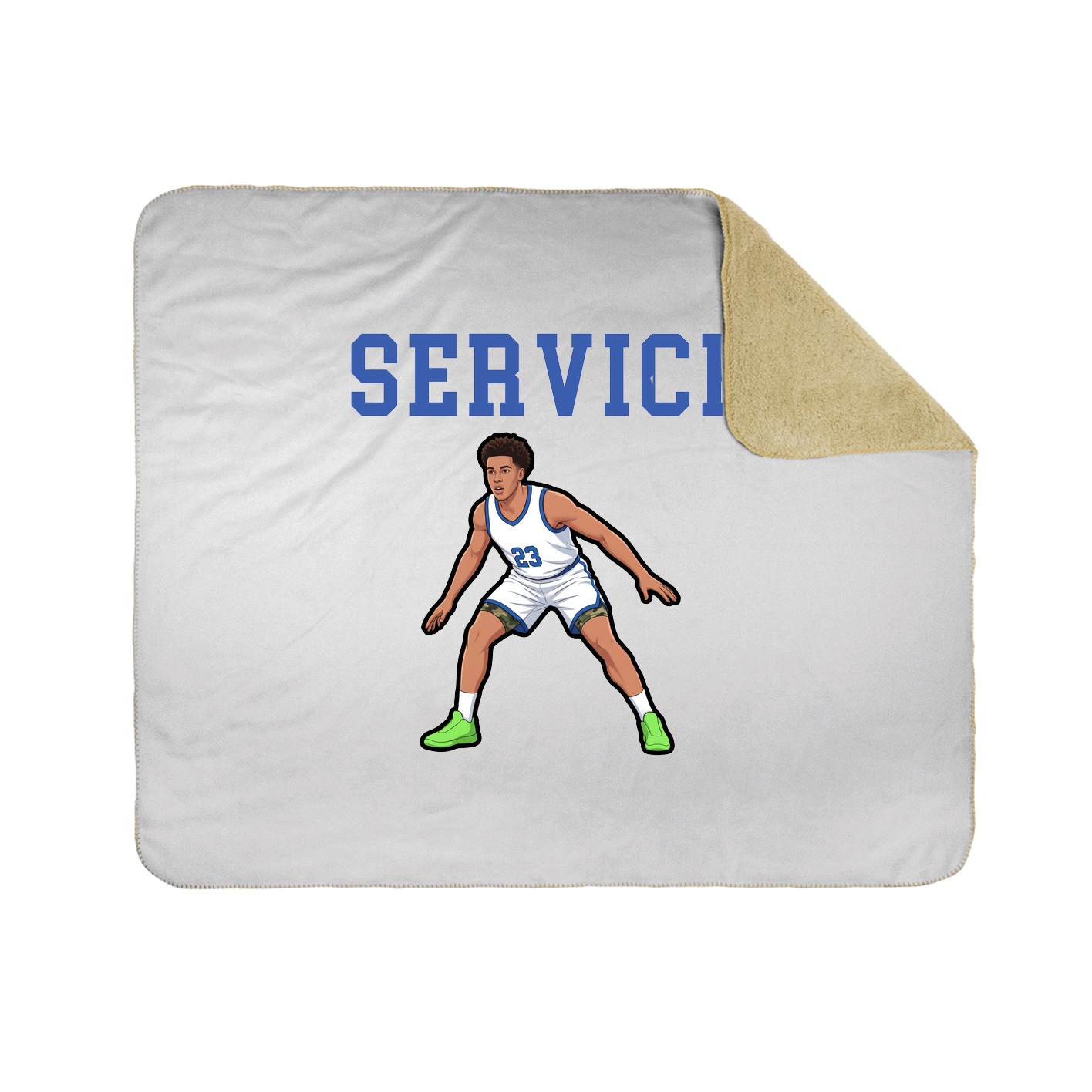 Throw Blanket — Shirsey in White
