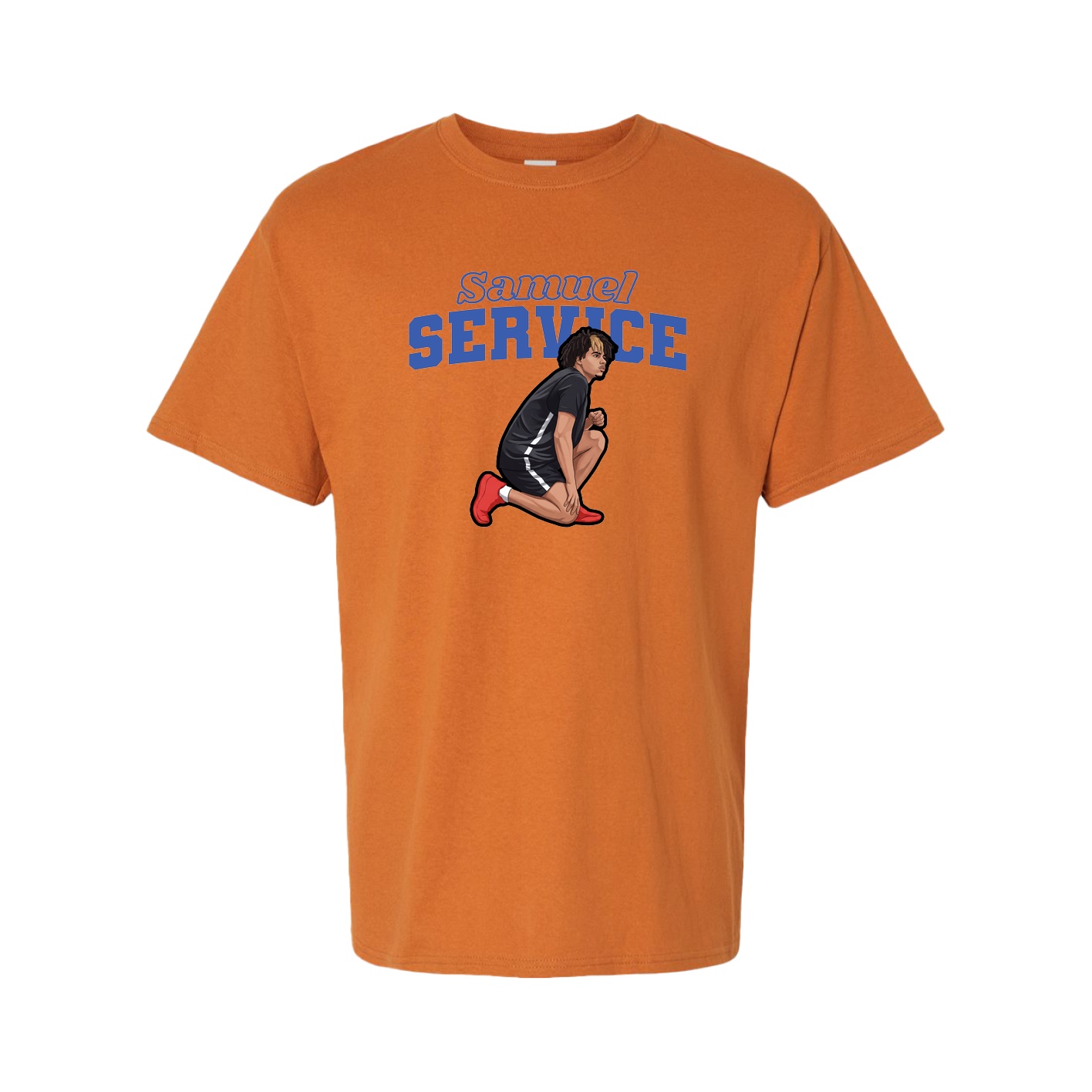 Tee — Name Arch in Orange