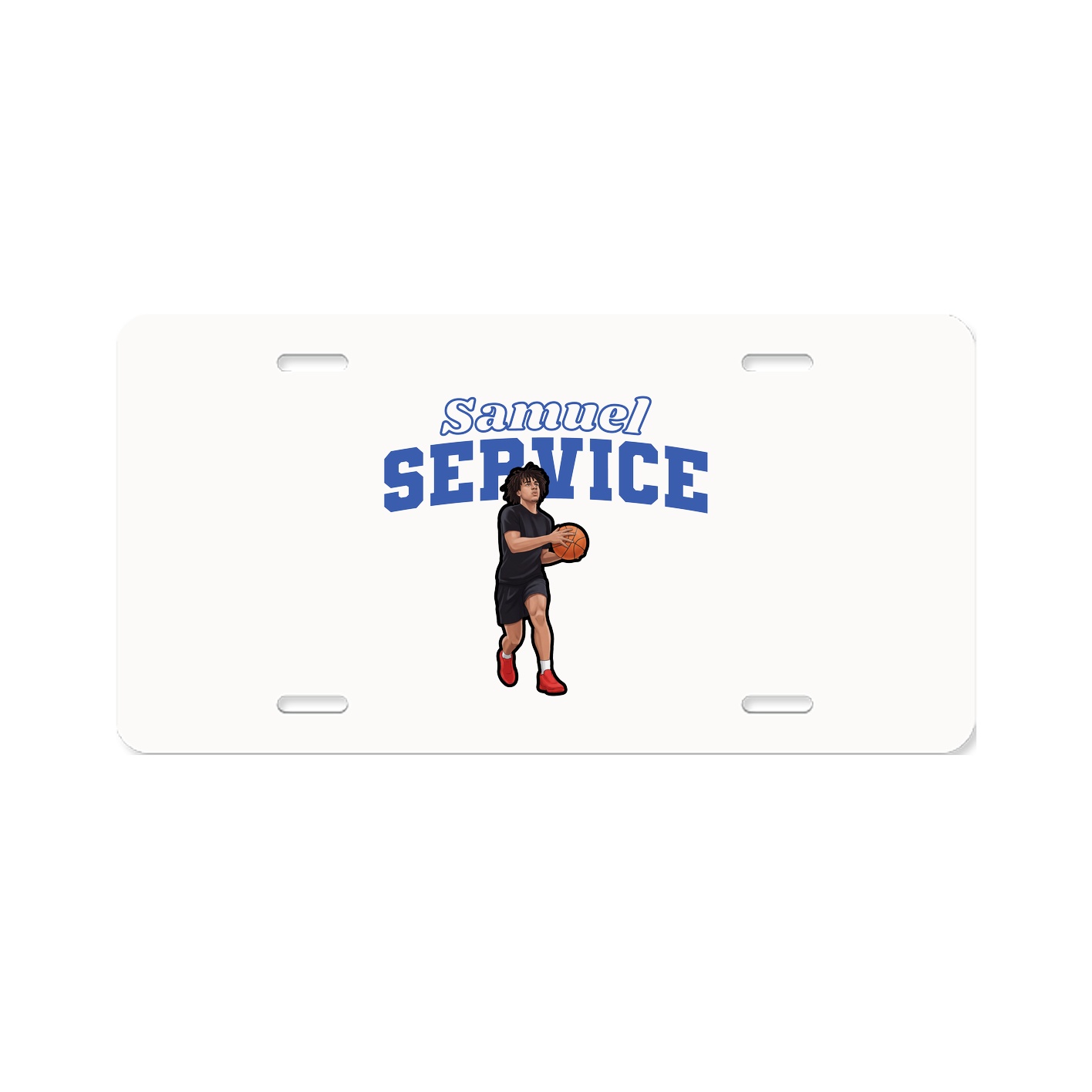 License Plate — Name Arch in Classic